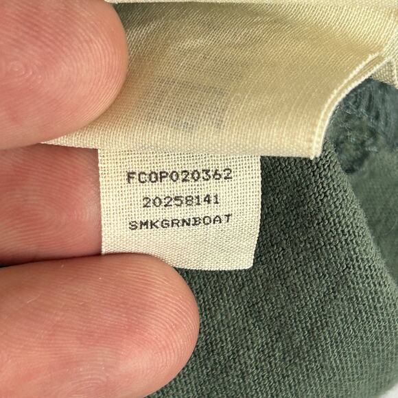 Filson Boat Short Sleeve Crew Neck Shirt Smoke Green Made in USA Men's Size M - Picture 6 of 10